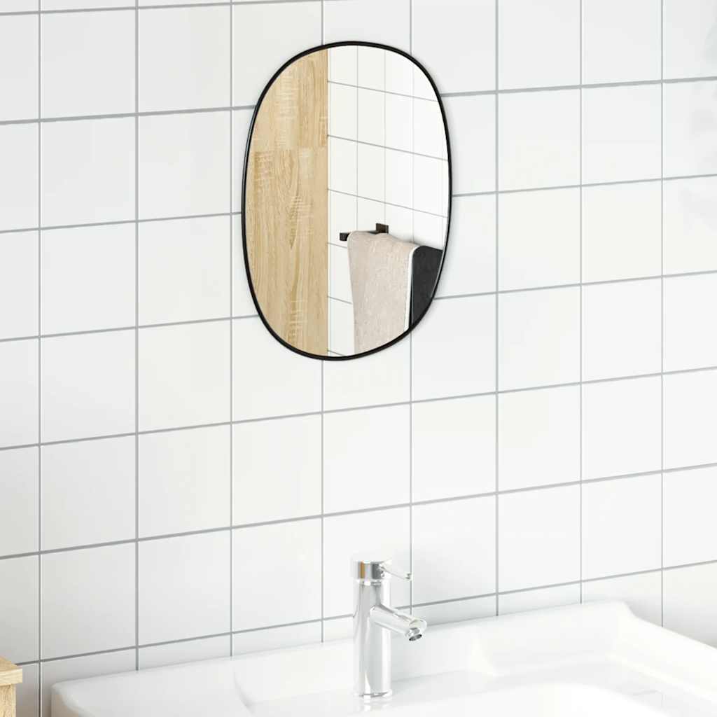 Specchio da Parete Nero 40x30 cm | homemem39