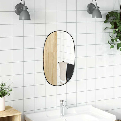 Specchio da Parete Nero 50x35 cm | homemem39