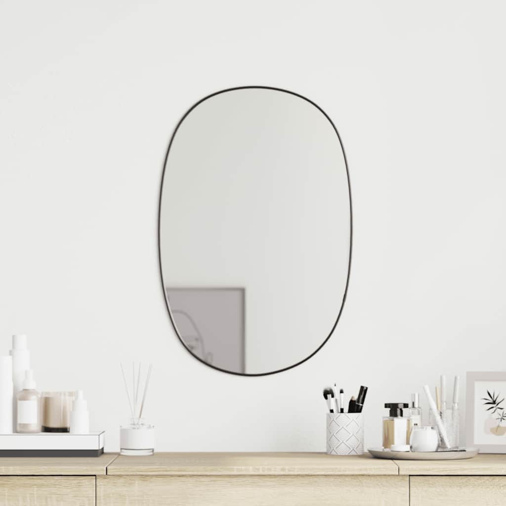 Specchio da Parete Nero 50x35 cm | homemem39