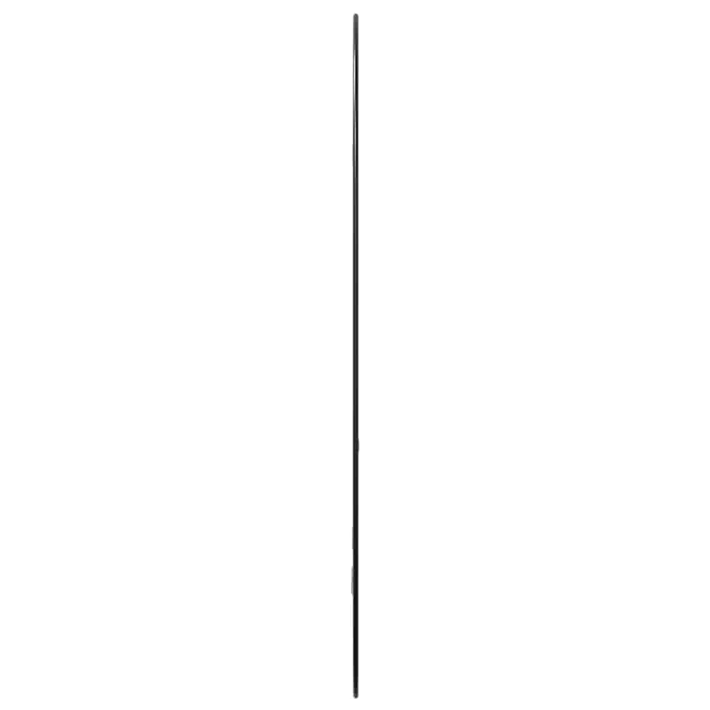 Specchio da Parete Nero 70x45 cm | homemem39