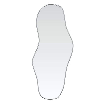 Specchio da Parete Argento 70x30 cm