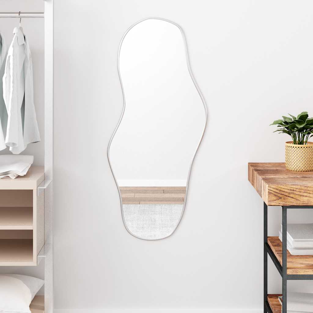 Specchio da Parete Argento 100x45 cm | homemem39