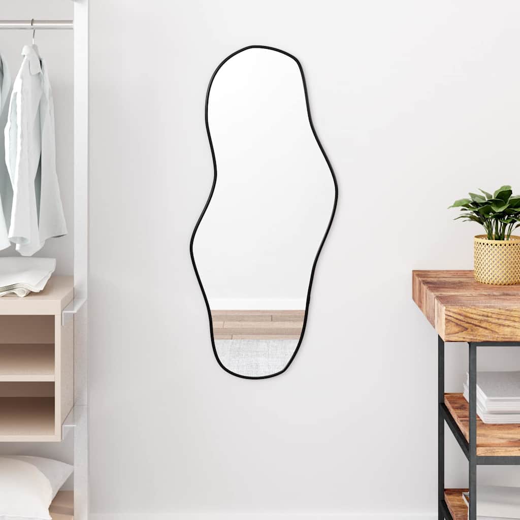 Specchio da Parete Nero 90x40 cm | homemem39