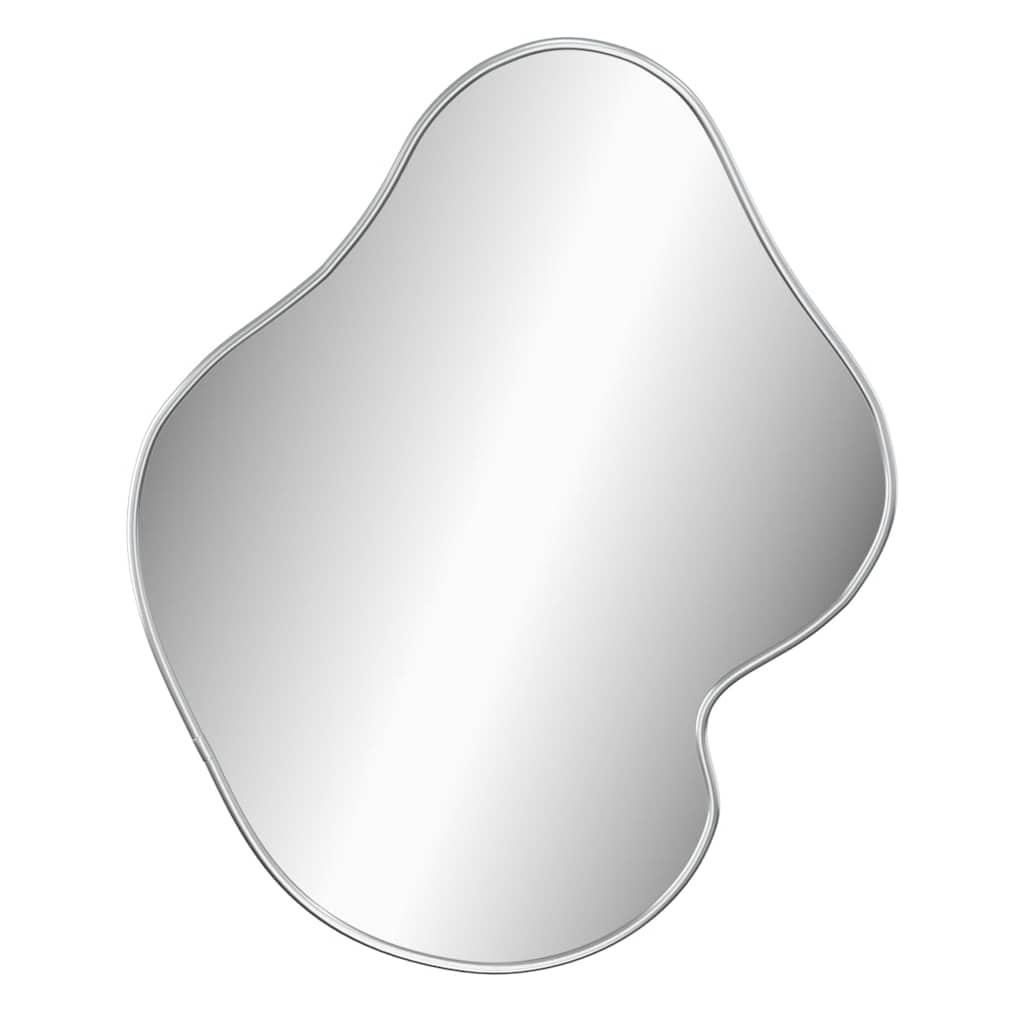 Specchio da Parete Argento 60x50 cm | homemem39