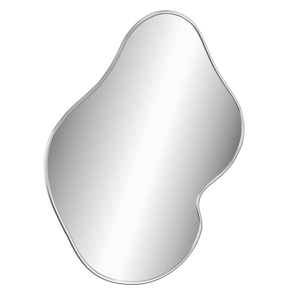 Specchio da Parete Argento 60x50 cm | homemem39