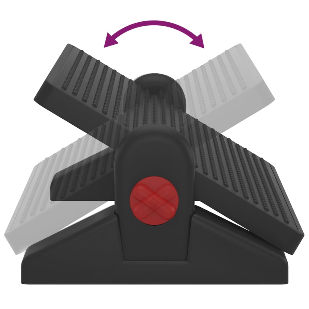 Poggiapiedi Nero 50x30,5x17 cm - homemem39