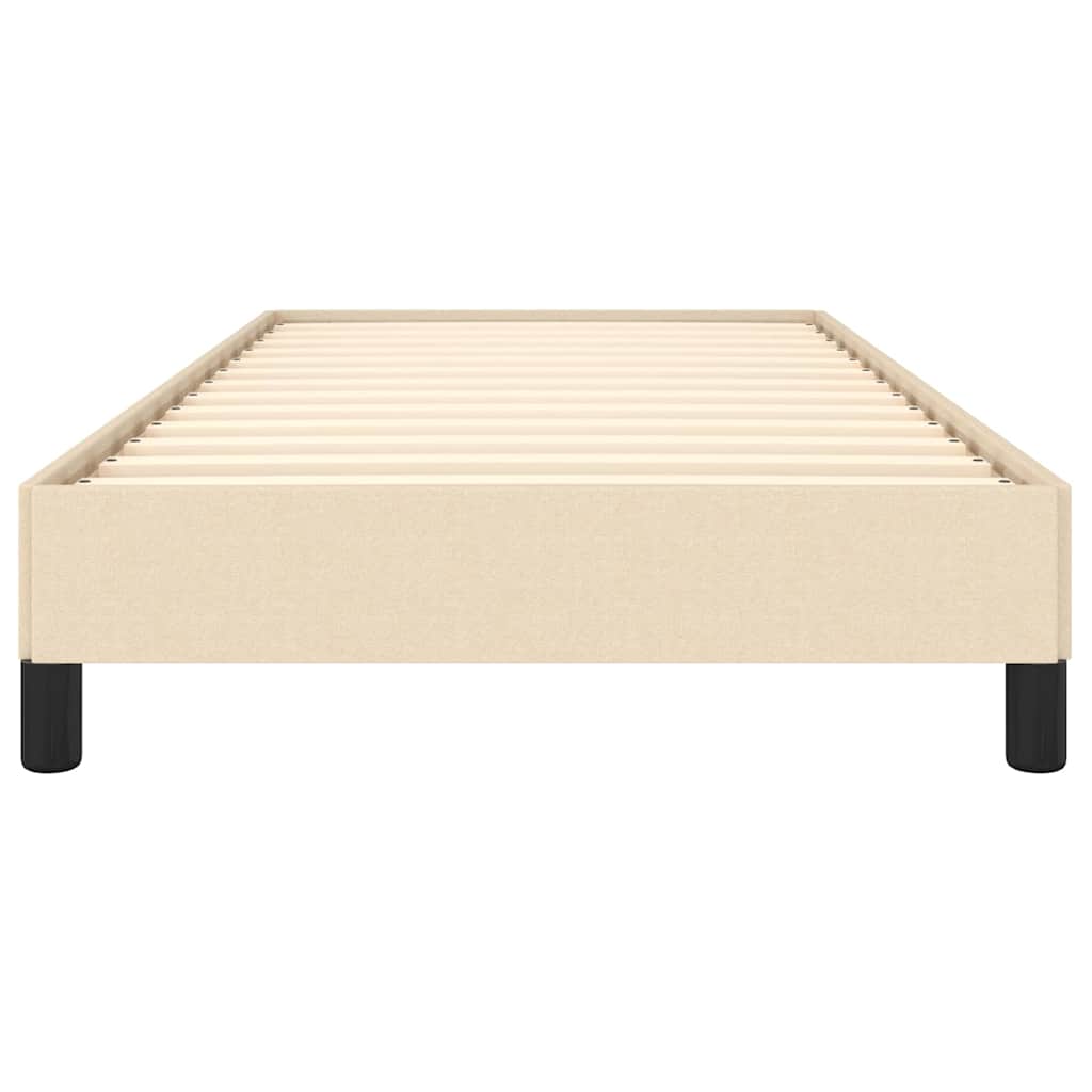 Giroletto senza Materasso Crema 80x200 cm in Tessuto