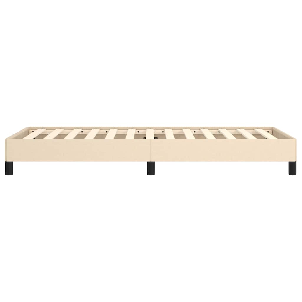 Giroletto senza Materasso Crema 80x200 cm in Tessuto