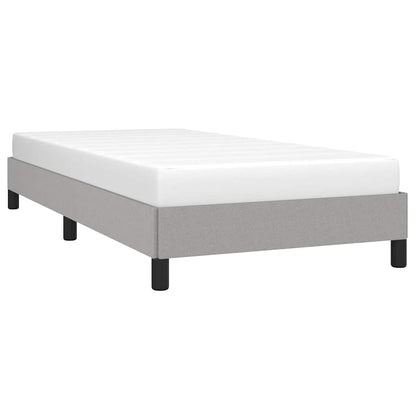 Giroletto senza Materasso Grigio Chiaro 90x190 cm Tessuto