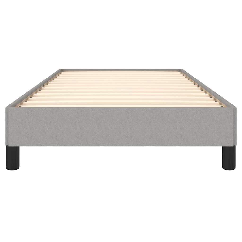 Giroletto senza Materasso Grigio Chiaro 90x190 cm Tessuto