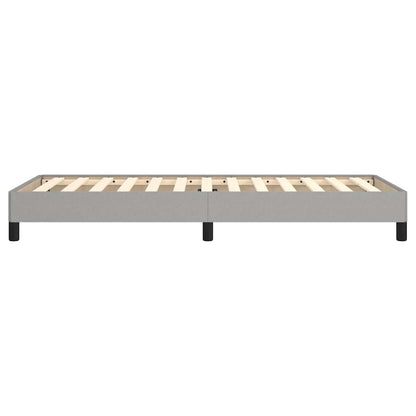 Giroletto senza Materasso Grigio Chiaro 90x190 cm Tessuto