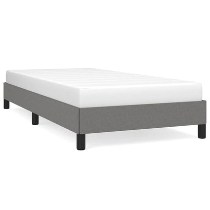 Giroletto senza Materasso Grigio Scuro 90x190 cm Tessuto
