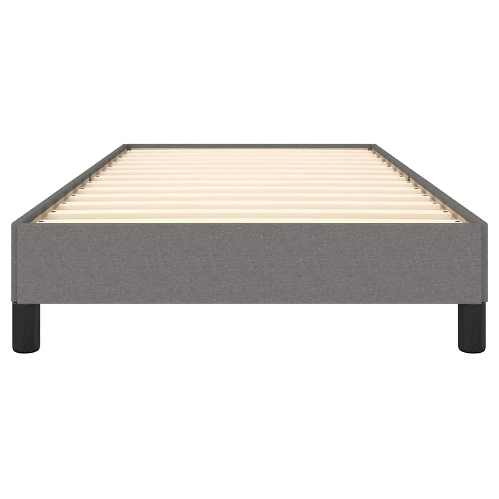 Giroletto senza Materasso Grigio Scuro 90x190 cm Tessuto