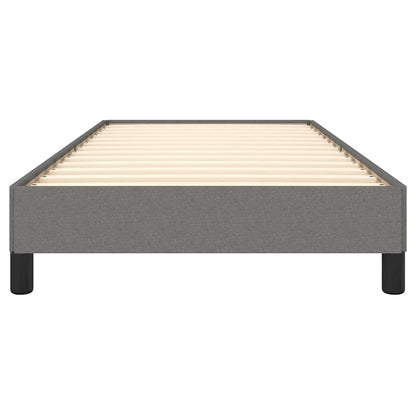 Giroletto senza Materasso Grigio Scuro 90x190 cm Tessuto