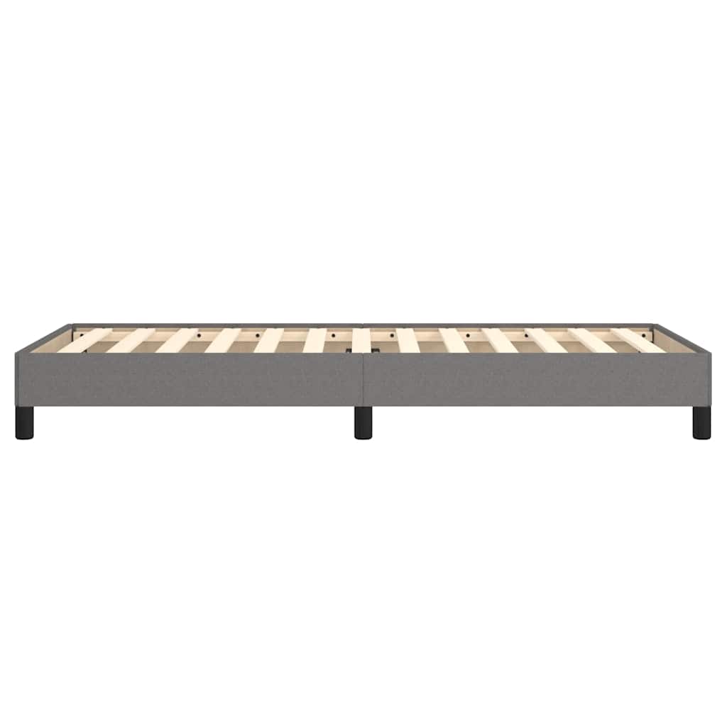 Giroletto senza Materasso Grigio Scuro 90x190 cm Tessuto