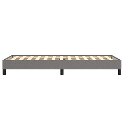 Giroletto senza Materasso Grigio Scuro 90x190 cm Tessuto