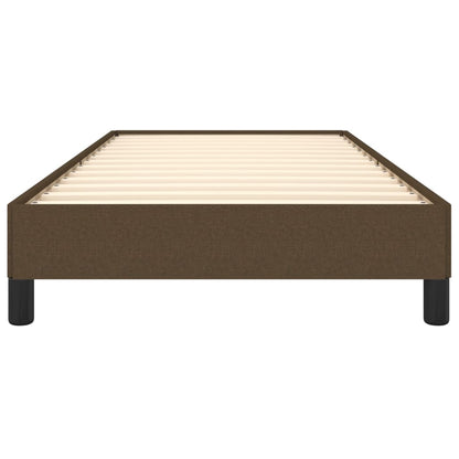 Giroletto senza Materasso Marrone Scuro 90x190 cm Tessuto - homemem39