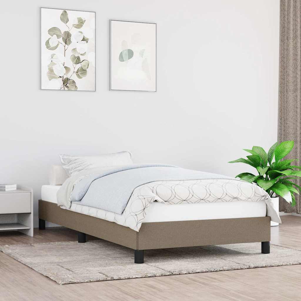 Giroletto senza Materasso Tortora 90x190 cm Tessuto