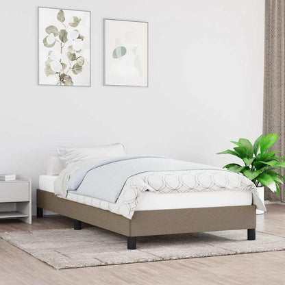 Giroletto senza Materasso Tortora 90x190 cm Tessuto