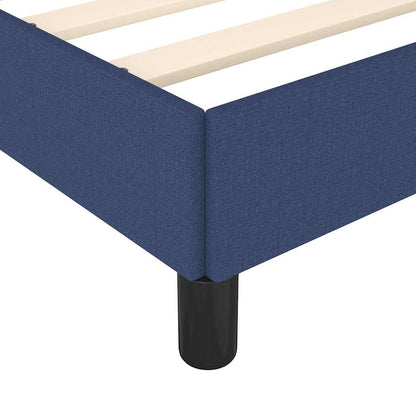 Giroletto senza Materasso Blu 90x190 cm in Tessuto