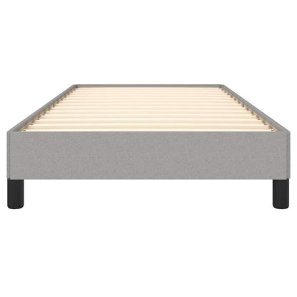 Giroletto senza Materasso Grigio Chiaro 90x200 cm Tessuto