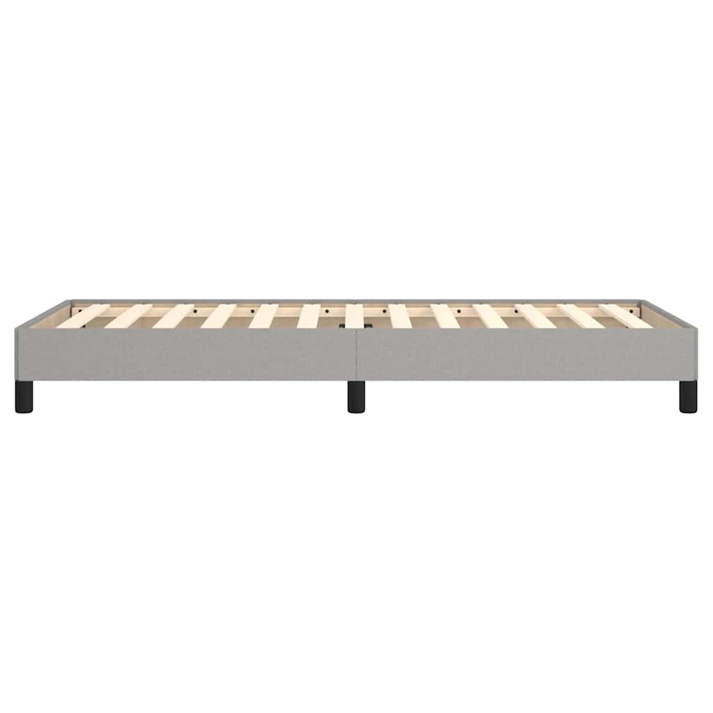 Giroletto senza Materasso Grigio Chiaro 90x200 cm Tessuto