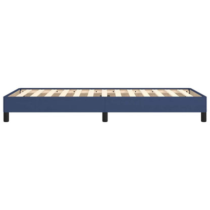 Giroletto senza Materasso Blu 90x200 cm in Tessuto