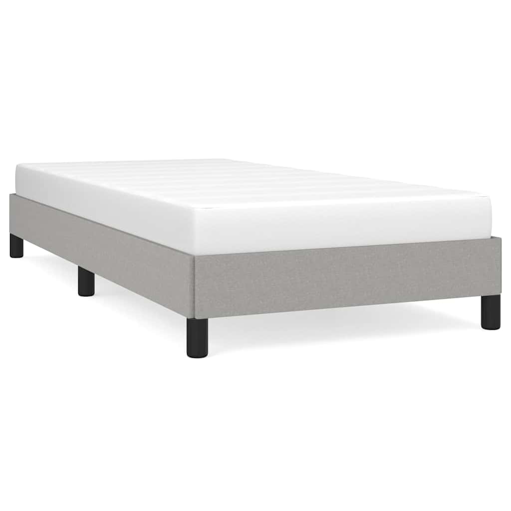 Giroletto senza Materasso Grigio Chiaro 100x200 cm Tessuto