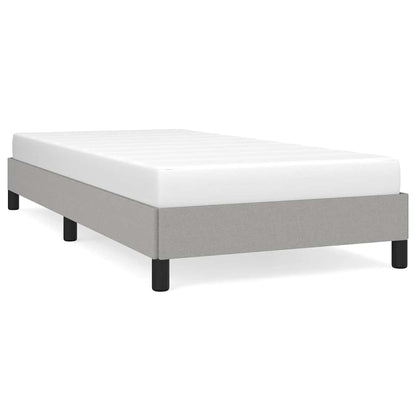Giroletto senza Materasso Grigio Chiaro 100x200 cm Tessuto