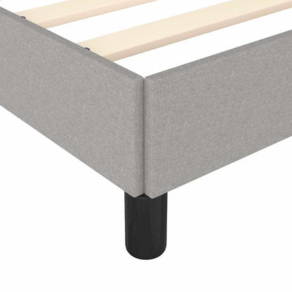 Giroletto senza Materasso Grigio Chiaro 100x200 cm Tessuto