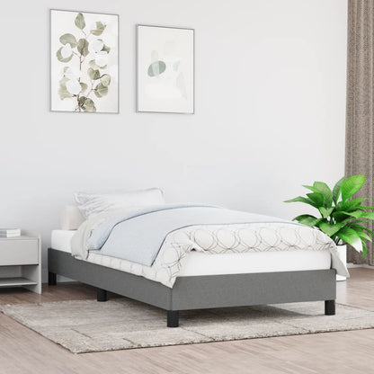 Giroletto senza Materasso Grigio Scuro 100x200 cm Tessuto | homemem39