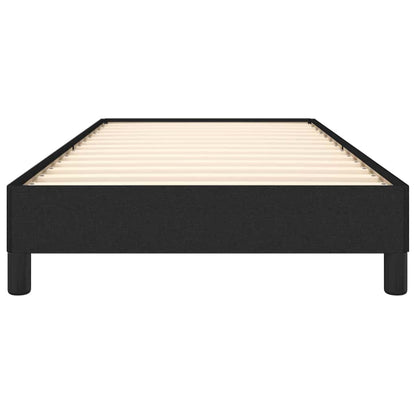 Giroletto senza Materasso Nero 100x200 cm in Tessuto