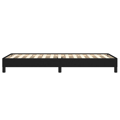 Giroletto senza Materasso Nero 100x200 cm in Tessuto