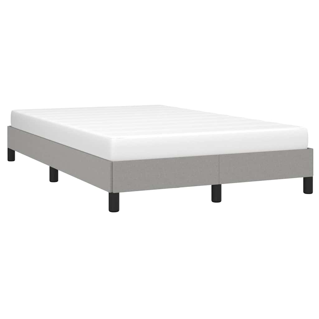 Giroletto senza Materasso Grigio Chiaro 120x200 cm Tessuto