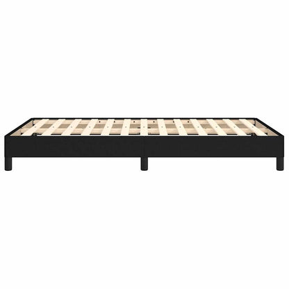Giroletto senza Materasso Nero 120x200 cm Tessuto