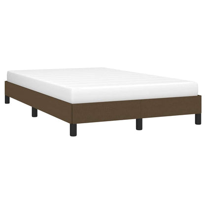 Giroletto senza Materasso Marrone Scuro 120x200 cm Tessuto