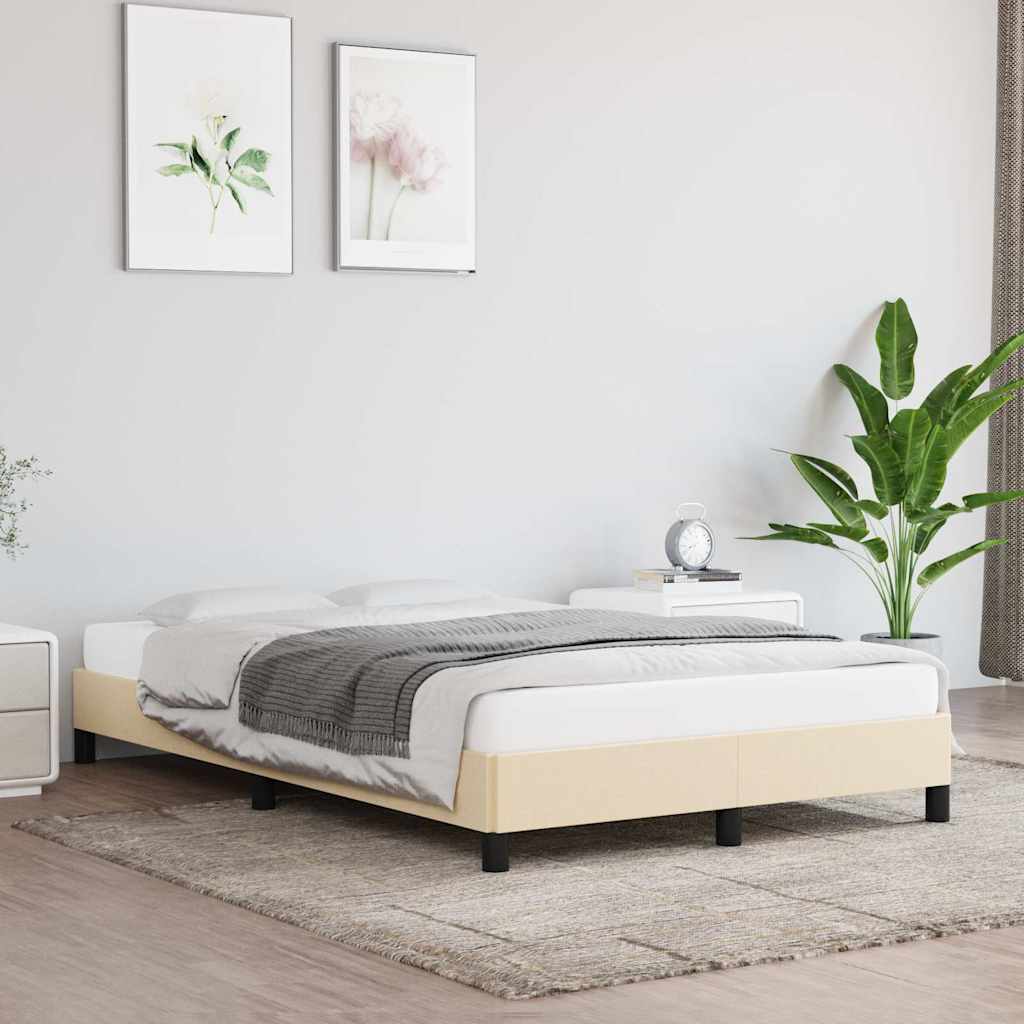 Giroletto senza Materasso Crema 120x200 cm Tessuto