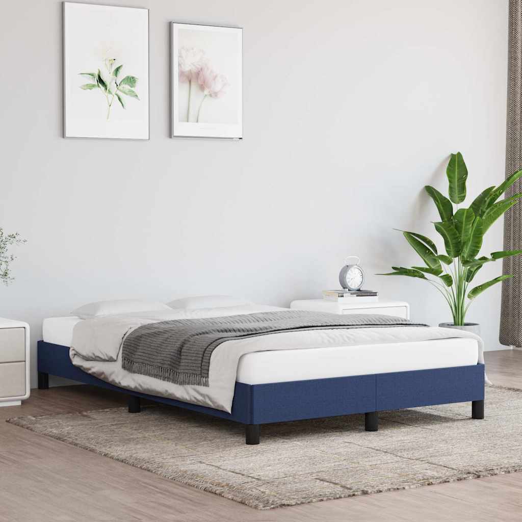 Giroletto senza Materasso Blu 120x200 cm in Tessuto