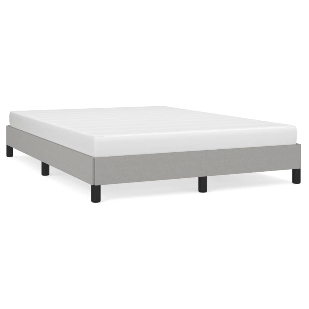 Giroletto senza Materasso Grigio Chiaro 140x190 cm Tessuto | homemem39