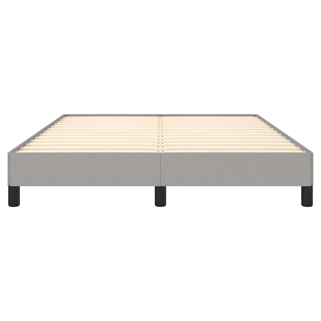 Giroletto senza Materasso Grigio Chiaro 140x190 cm Tessuto