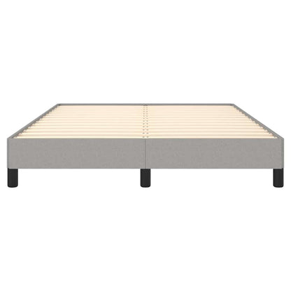 Giroletto senza Materasso Grigio Chiaro 140x190 cm Tessuto