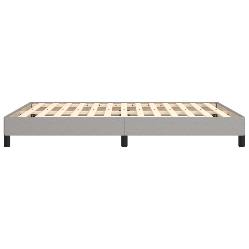 Giroletto senza Materasso Grigio Chiaro 140x190 cm Tessuto | homemem39