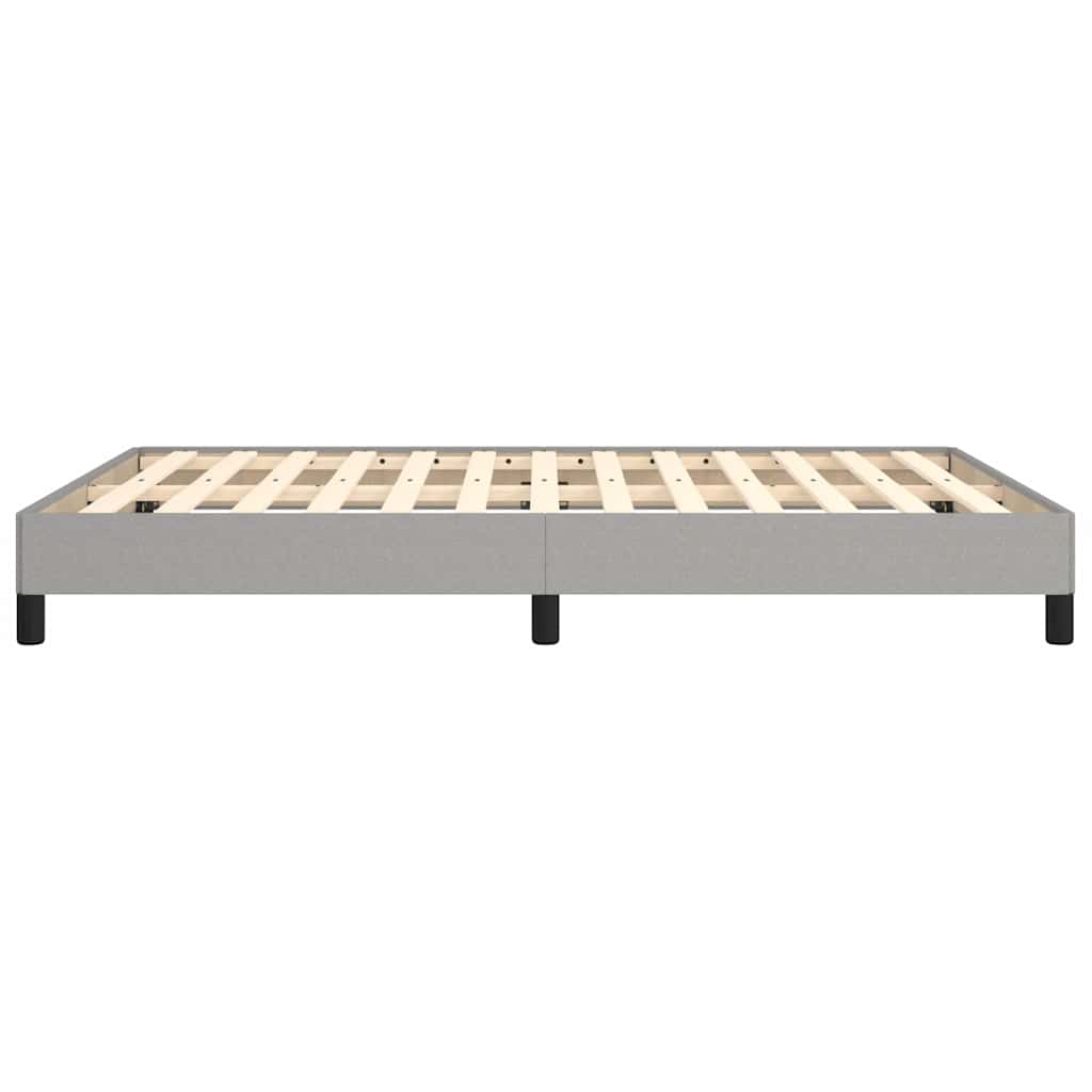 Giroletto senza Materasso Grigio Chiaro 140x190 cm Tessuto