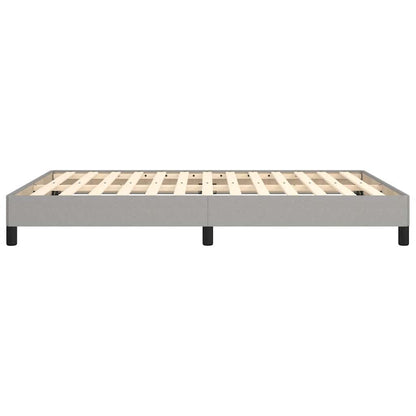 Giroletto senza Materasso Grigio Chiaro 140x190 cm Tessuto