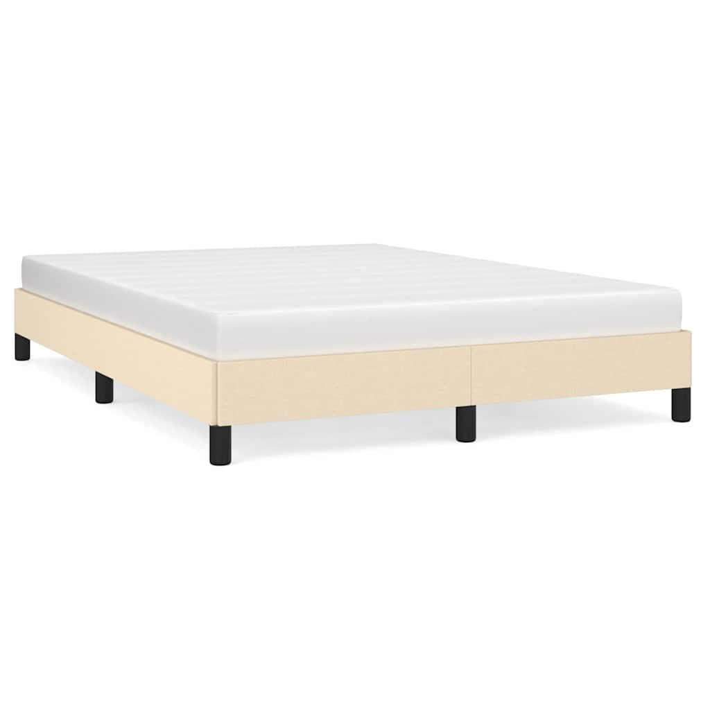 Giroletto senza Materasso Crema 140x200 cm in Tessuto