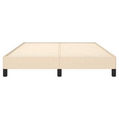 Giroletto senza Materasso Crema 140x200 cm in Tessuto