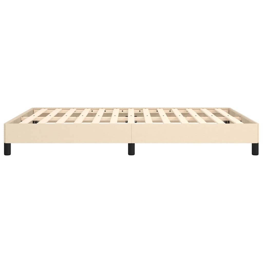 Giroletto senza Materasso Crema 140x200 cm in Tessuto
