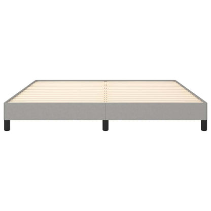Giroletto senza Materasso Grigio Chiaro 160x200 cm Tessuto