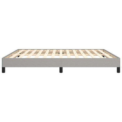 Giroletto senza Materasso Grigio Chiaro 160x200 cm Tessuto