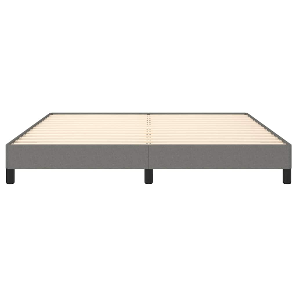 Giroletto senza Materasso Grigio Scuro 160x200 cm Tessuto